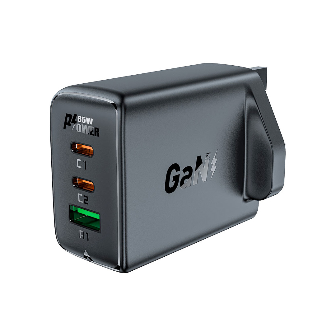 AceFast A44 PD65W GaN (2*USB-C+USB-A) charger (UK)