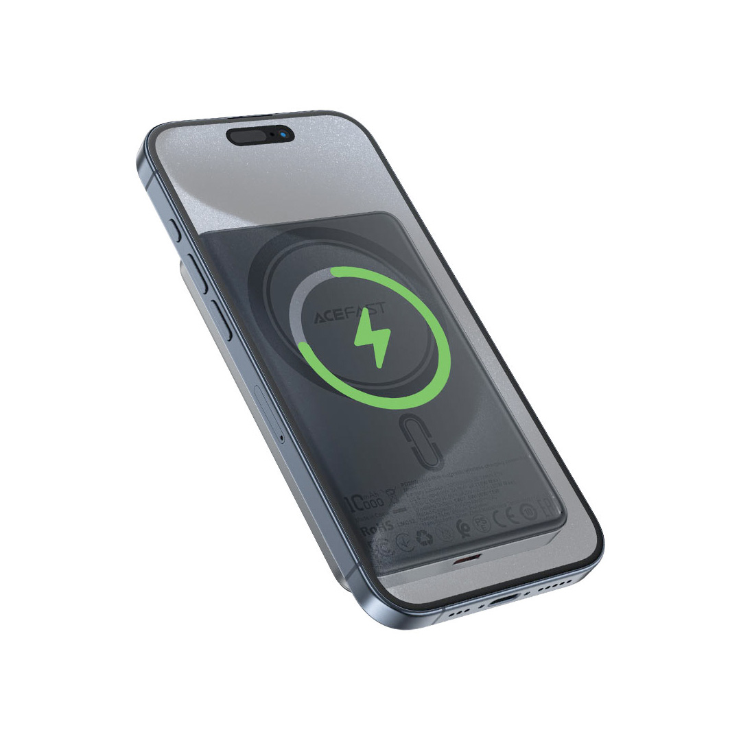 M12-10000 PD20W Ultra-thin Magnetic Wireless Charging Power Bank - Image 4