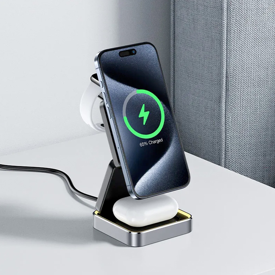 AceFast E20 Desktop 3-in-1 Wireless Charging Holder - Image 6