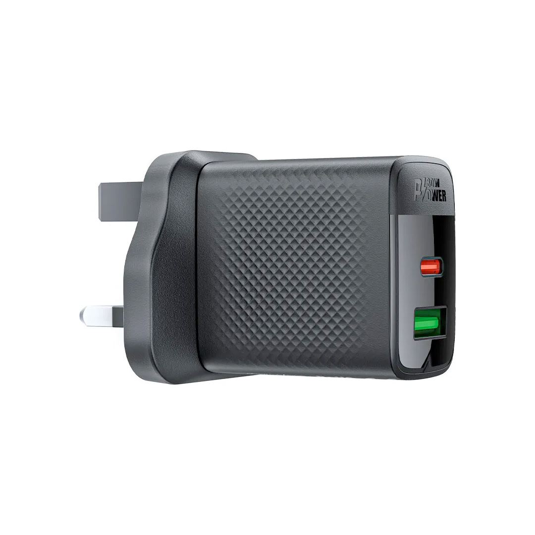 AceFast A99 PD30W GaN (USB-C+USB-A) Charger (UK) - Image 2