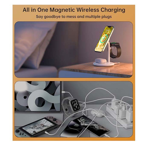 Choetech T585 3in1 15W Wireless Charger - Image 6