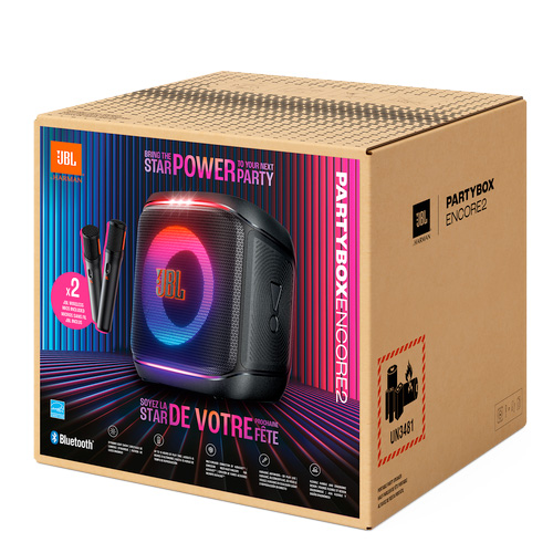JBL PartyBox Encore 2 Party Speaker with microphone - Image 2