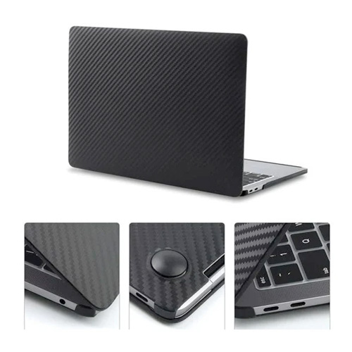 COTECi Carbon Fiber Texture PP Protective Soft Shell for MacBook Air 13" - Image 2