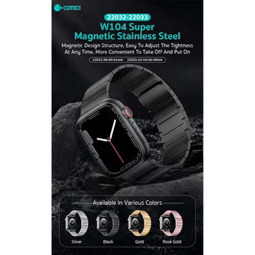 Coteci W104 Super Magnetic Stainless Steel (42/44/45/49MM) - Image 4
