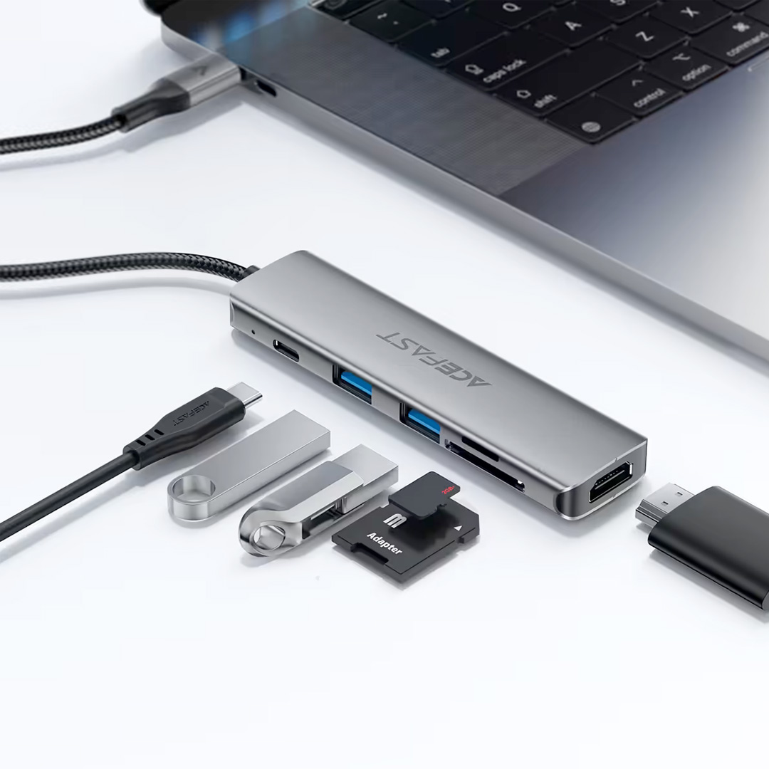 ACEFAST USB-C Docking Station J18 6-in-1 - Image 2