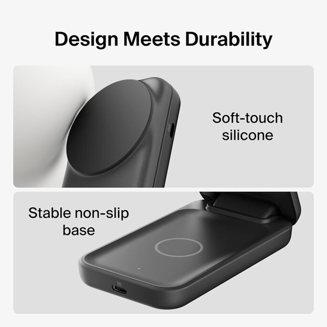 Belkin 25W Q12 2-in-1 Foldable Charger (Square) - Image 9