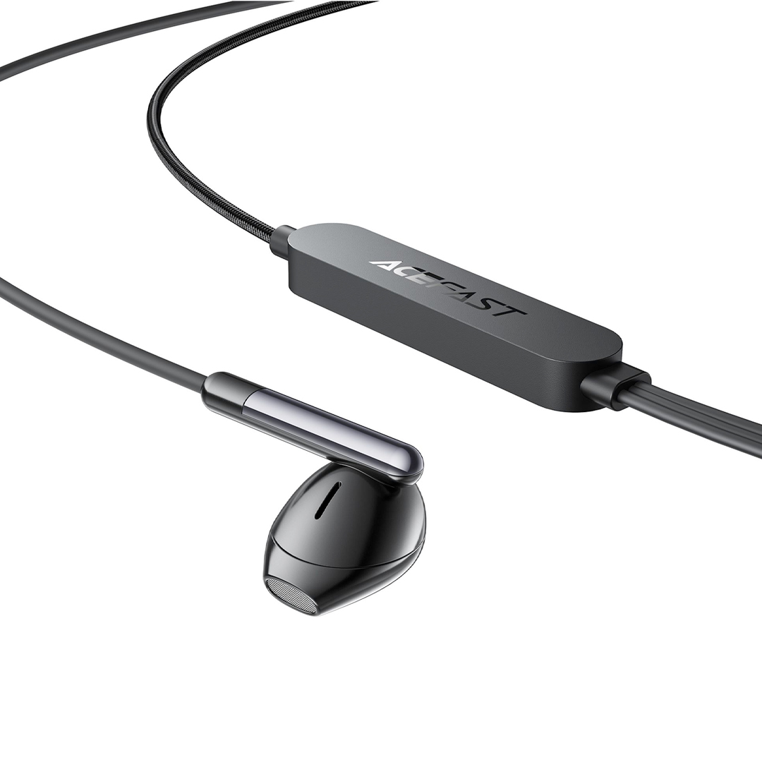 ACEFAST L12 USB-C Semi In-Ear Karaoke Wired Earphones Built-In Microphone - Image 5