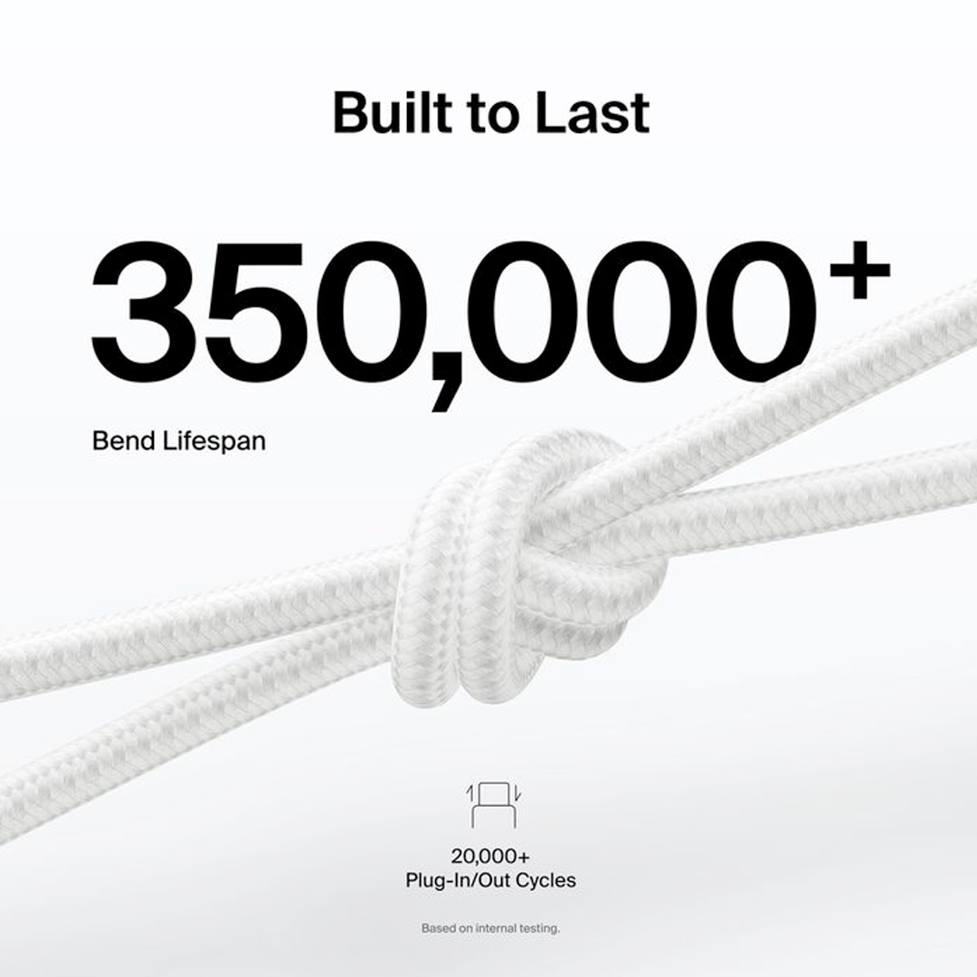 BELKIN BoostCharge Pro Braided USB-C to USB-C Cable 2M - Image 4