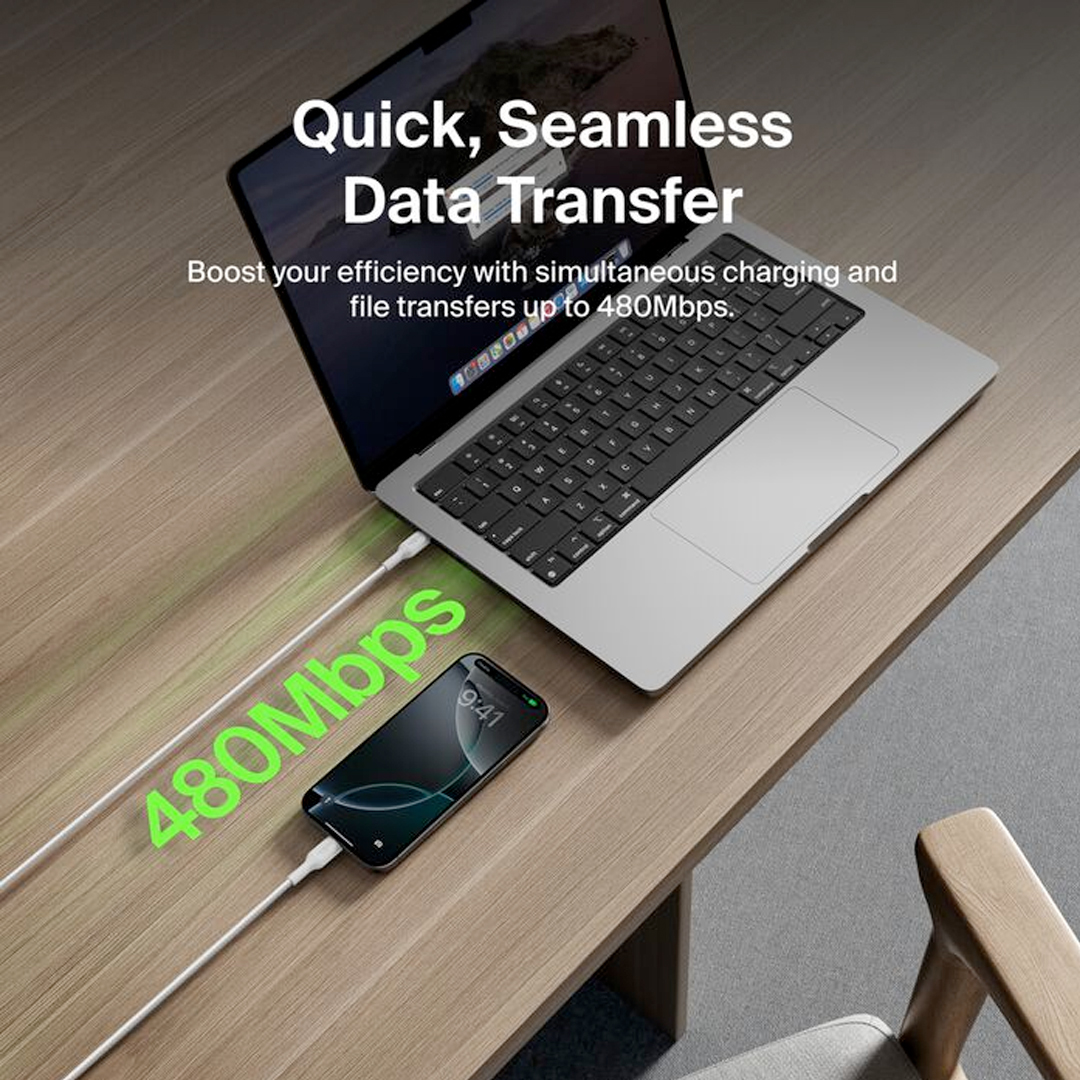 BELKIN BoostCharge Pro Braided USB-C to USB-C Cable 2M - Image 3