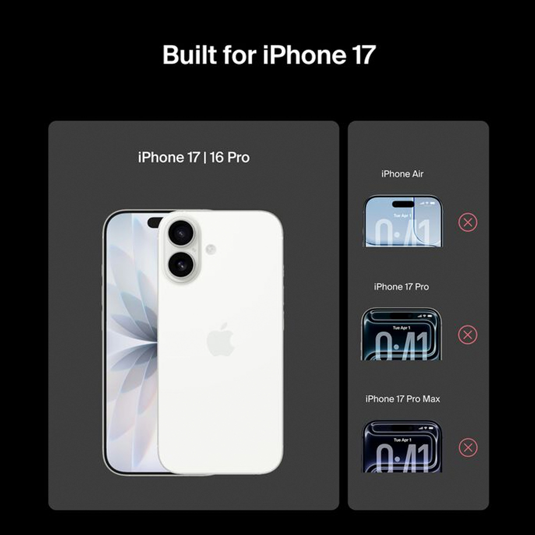 BELKIN InvisiGlass Privacy Filter Screen Protector for iPhone 17 / iPhone 16 Pro, Gen 2 - Image 6